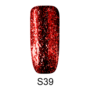 glitter red gel polish_S39-Kiss-Me-44_1